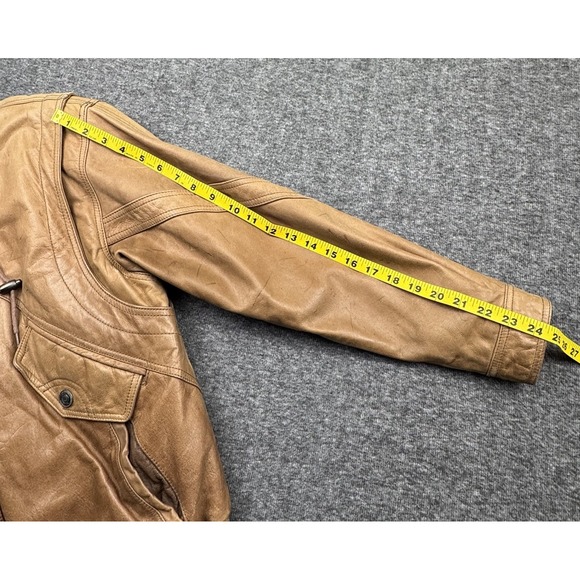 Wilson's Adventure Bound Brown Leather Jacket with Thinsulate Zip Out Liner Sz M - Picture 7 of 16
